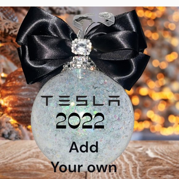 Tesla Christmas Tree Ornament| Customized Present| White Elephant Gift, Vehicle - Picture 4 of 15